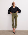 VIGGIE CROPPED TROUSERS HUNT