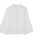 Busnel Romy linen shirt white