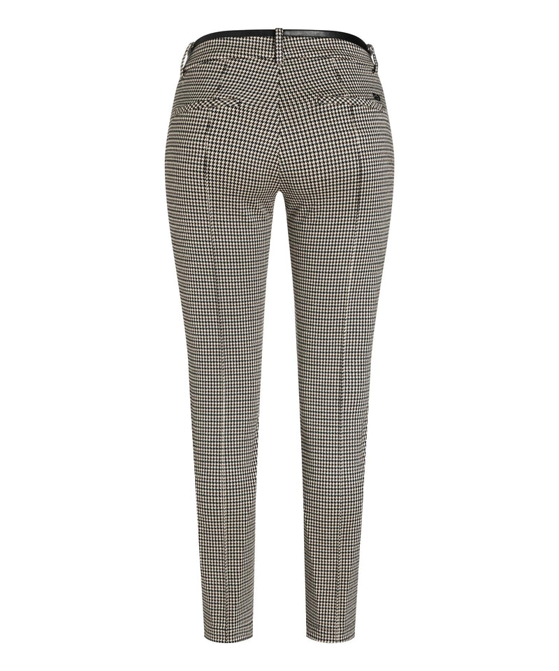 6709 STYLE 0255-29 RHONA 3 COLOURS MICRO HOUNDSTOOTH JERSEY STRETCH