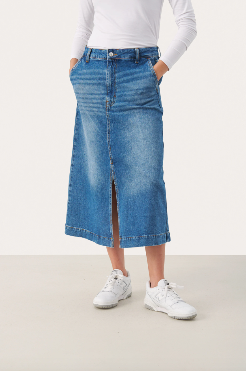 Calia skirt medium blue denim