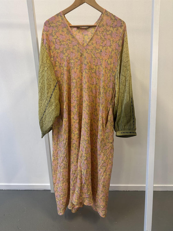 Doris long silk dress se-992