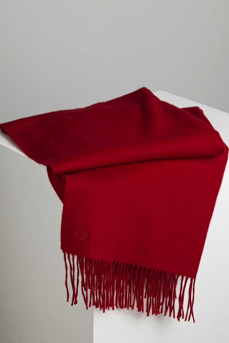 EMENTARY SCARF RED