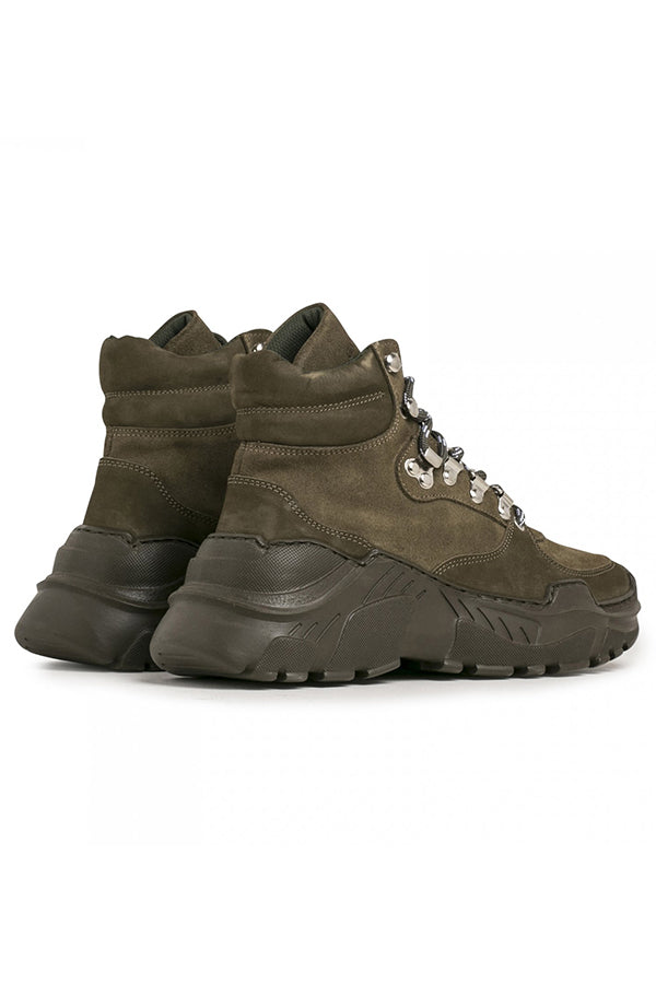ZINA BOOT ARMY GREEN SUEDE