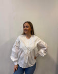 ANABELLEGO BLOUSE, OFF-WHITE