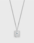 LOVERS EYE NECKLACE SQUARE SILVER 24006