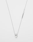 SMALL ANATOMIC HEART NECKLACE SILVER 7214