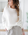 LOOSE JUMPER OFFWHITE