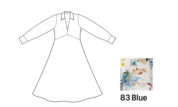 EUPHORIA AUSTIN DRESS, BLUE